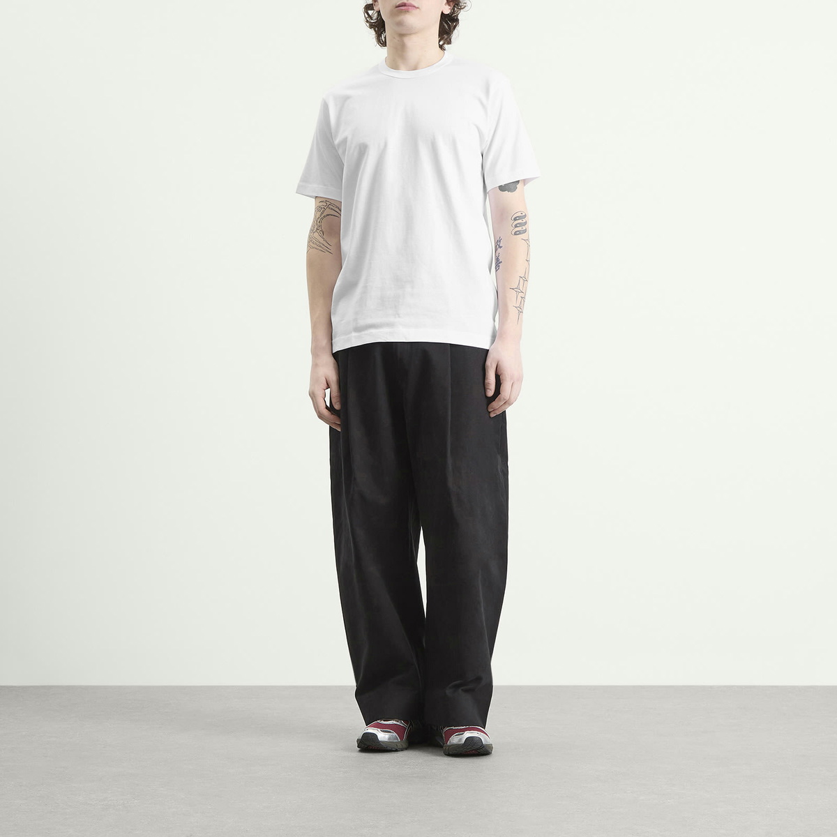 Comme des Garçons SHIRT Men's Cotton T-Shirt in White