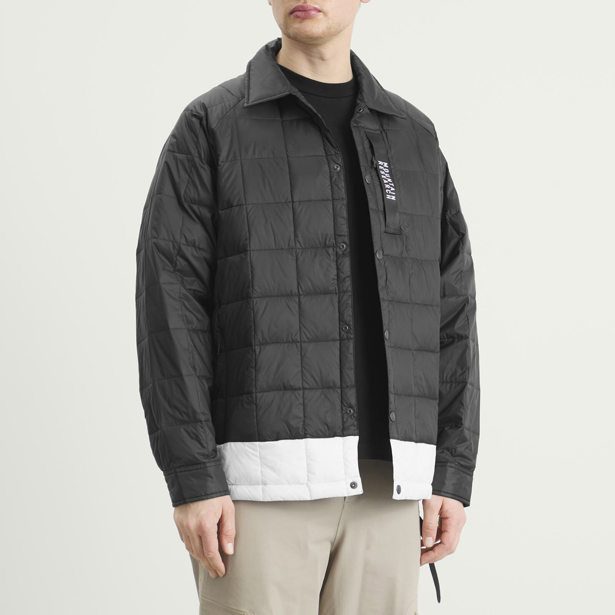 Taion Men's x Mountain Research Down Coach Jacket in Black Taion Extra