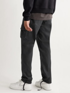 JOHN ELLIOTT - Slim-Fit Cotton Drawstring Cargo Trousers - Black - S