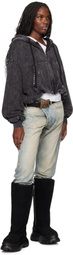 R13 Black Tall Chunky Shearling Boots