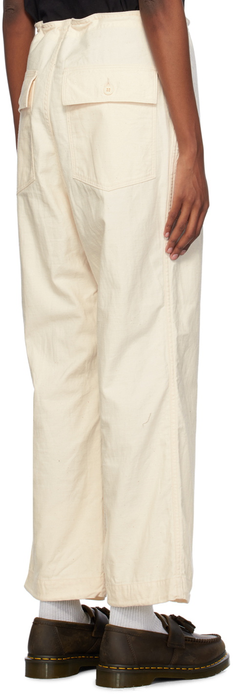 NEEDLES Off-White String Fatigue Trousers Needles