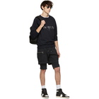 Balmain Navy Double Layer Shorts