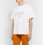 Jacquemus - Embroidered Cotton-Jersey T-Shirt - White