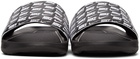 Nike Black & White Victori One Sandals