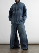 Balenciaga - Layered Wide-Leg Jeans - Blue