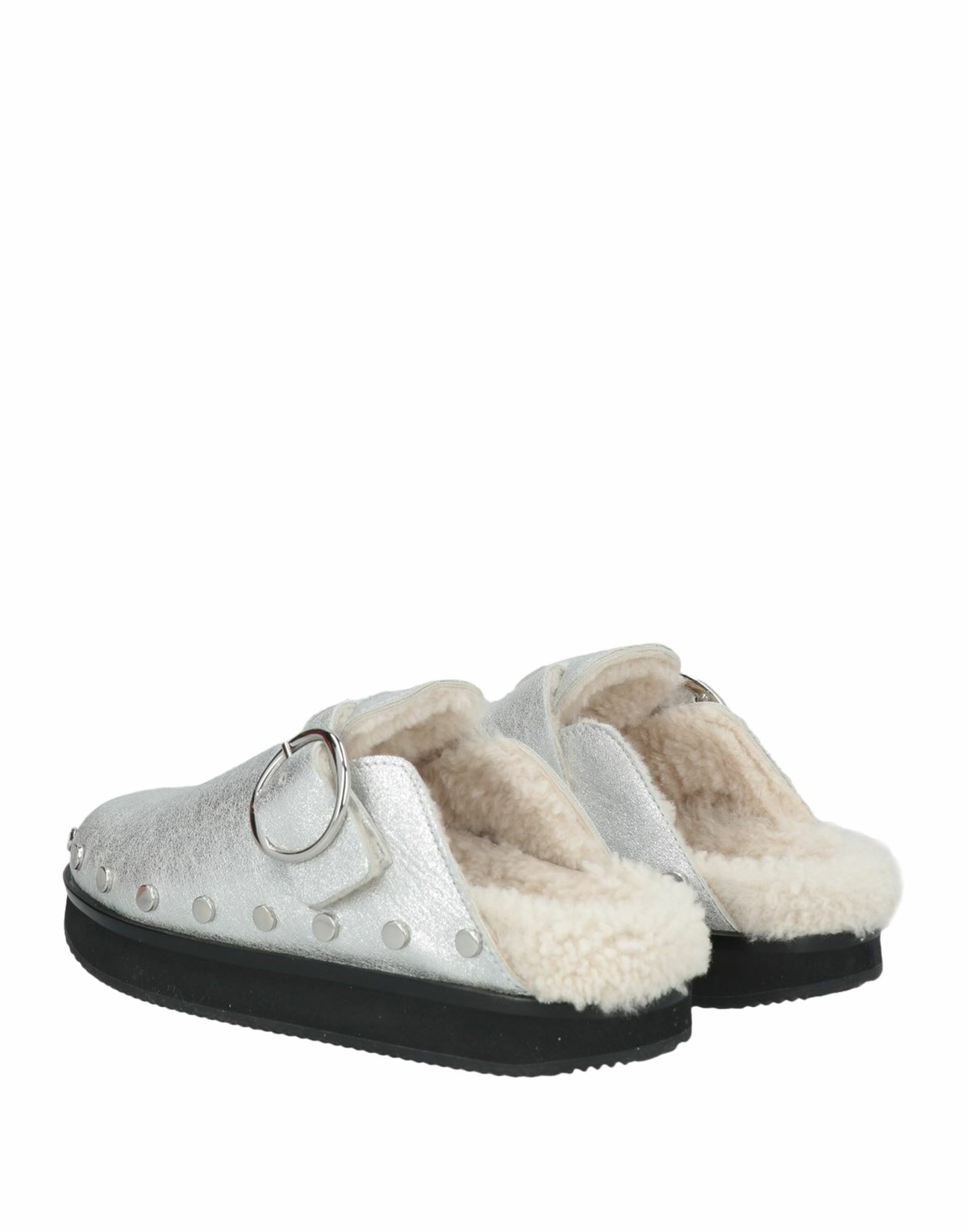 Isabel Marant Womens Mules & Clogs in Silver