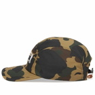A Bathing Ape Men's Crinkle Effect 1St Camo Jet Cap in Green 
