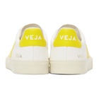 Veja White and Yellow Campo Sneakers