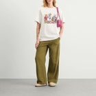 ALÉMAIS Women's Contessa Disco Dogs T-Shirt in Cream