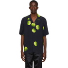 Paul Smith 50th Anniversary Black and Green Apple Short Sleeve Shirt