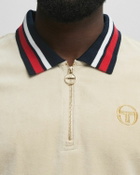 Sergio Tacchini MAHONY VELOUR POLO Beige Men