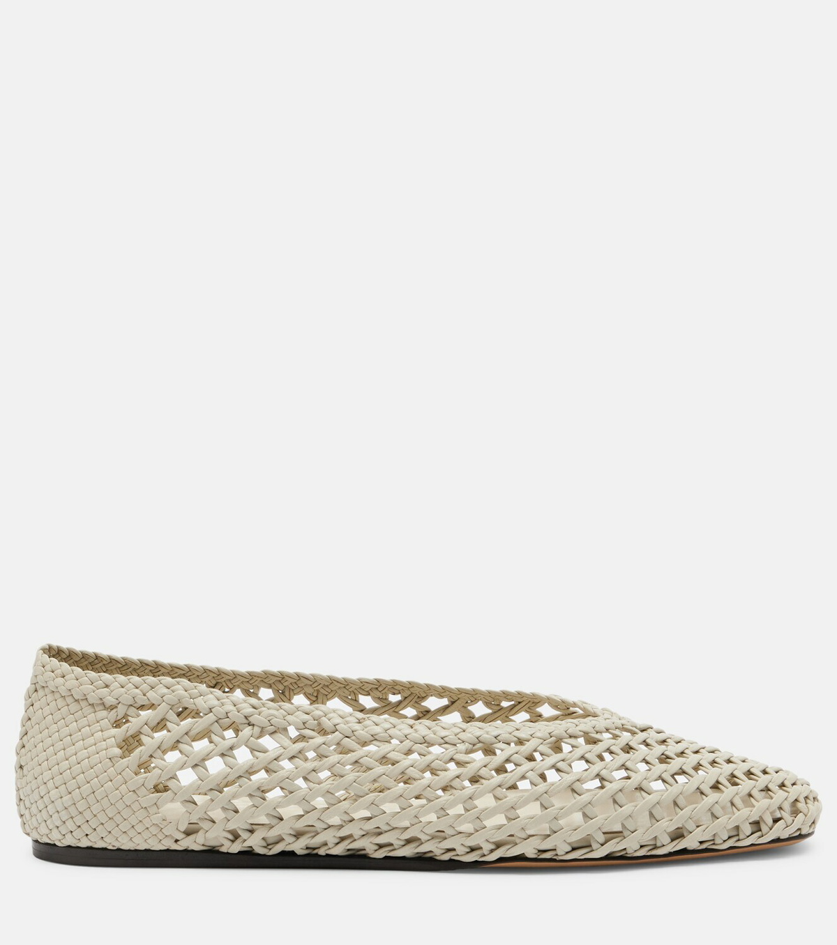 Le Monde Béryl Regency woven leather ballet flats