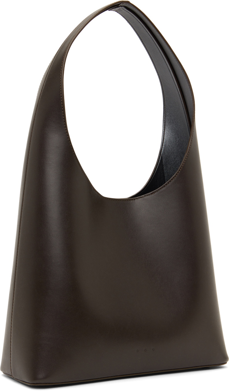 Aesther Ekme Sac Midi Shoulder Bag In Dark Truffle