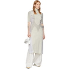 GmbH Off-White Wool Awra Three-Tone Dress