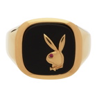 Hatton Labs Gold and Black Playboy Edition Membership Ring