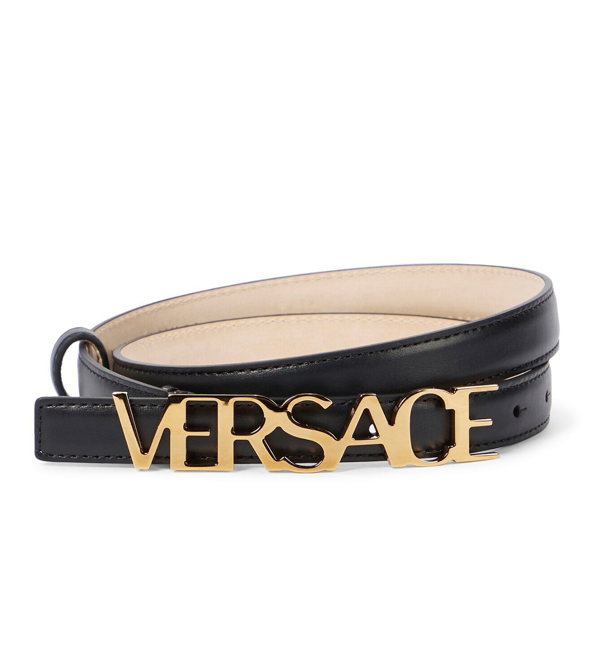 Versace Logo leather belt Versace