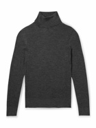 TOM FORD - Slim-Fit Cashmere and Silk-Blend Rollneck Sweater - Black