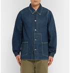 visvim - Distressed Denim Chore Jacket - Men - Mid denim