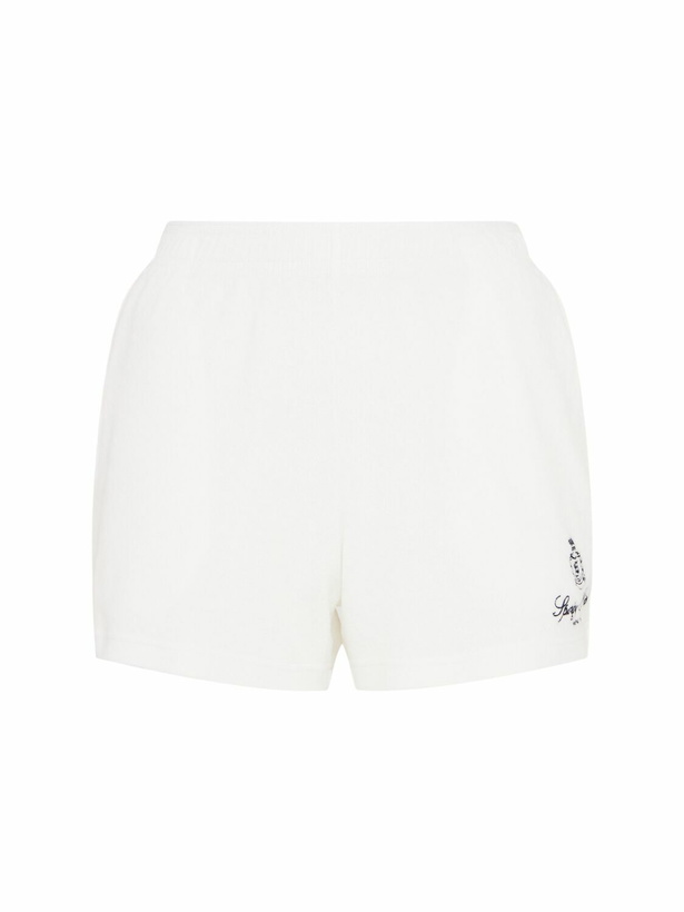 Photo: SPORTY & RICH Vendome Cotton Terry Shorts