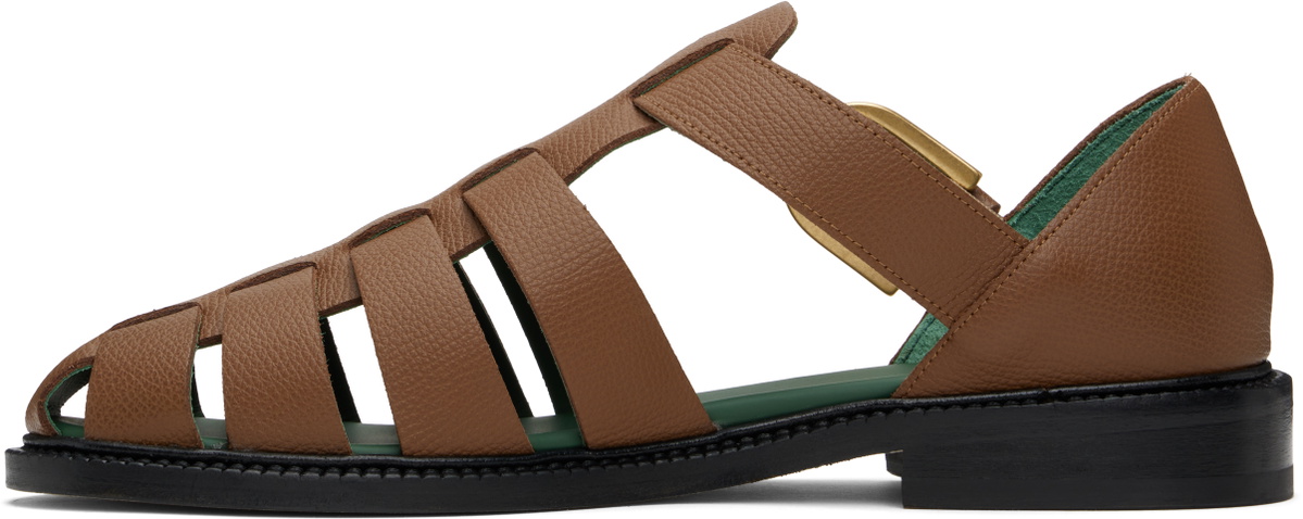 VINNY’s Brown Fisherman Sandals