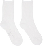 Yohji Yamamoto White Transparent Socks