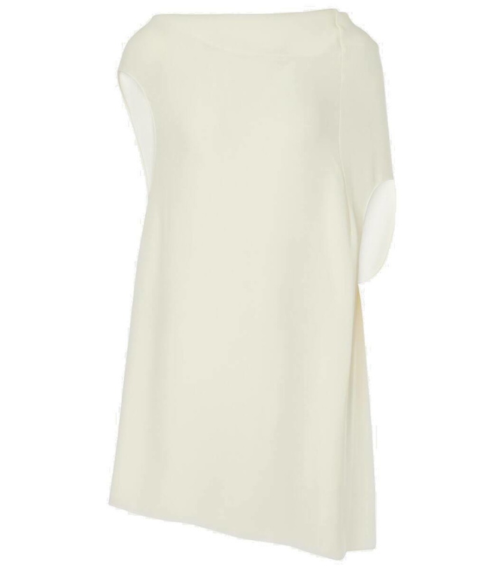 Photo: The Row Aria draped silk top