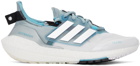 adidas Originals Blue & White Ultraboost 22 COLD.RDY Sneakers