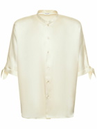 SAINT LAURENT - Crepe Satin Tunic Shirt