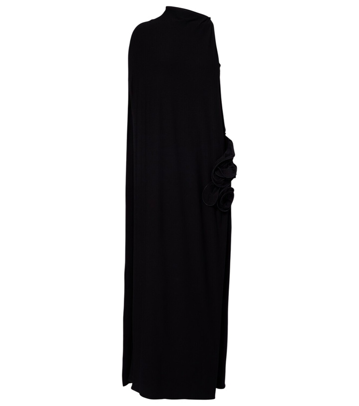 Photo: Magda Butrym Caped asymmetric gown