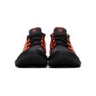 adidas Originals Black and Orange Ultra 4D 5.0 Sneakers