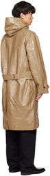 T/SEHNE SSENSE Exclusive Tan Laminated Jacket