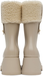 Chloé Beige Betty Boots