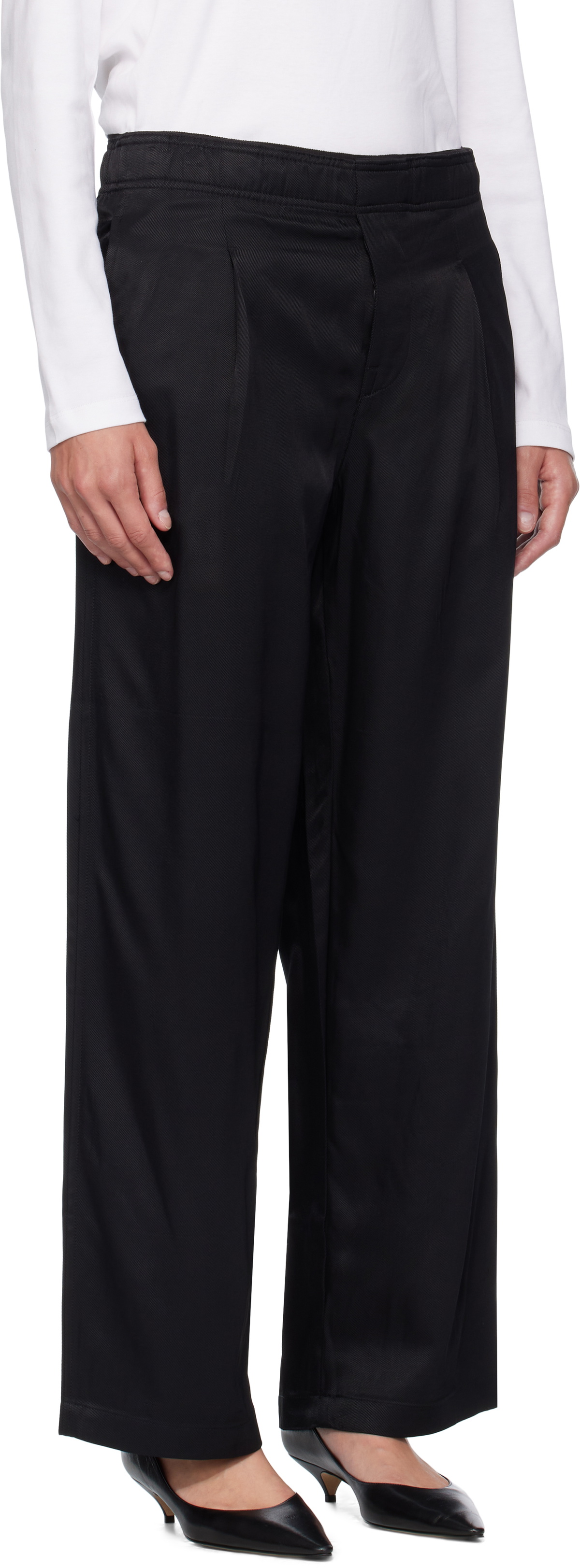 OUR LEGACY Black Robe Trousers