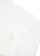 Simone Rocha Pillowcase Embroidered Padded Clutch - White - One Size