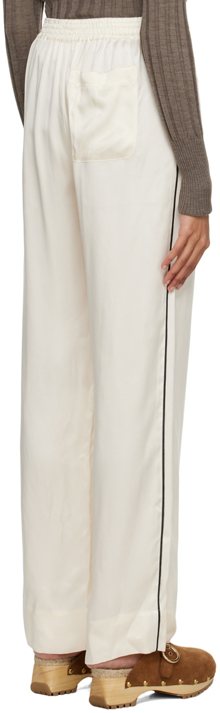 See by Chloé Off-White Pinched Seams Lounge Pants