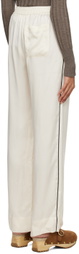 See by Chloé Off-White Pinched Seams Lounge Pants