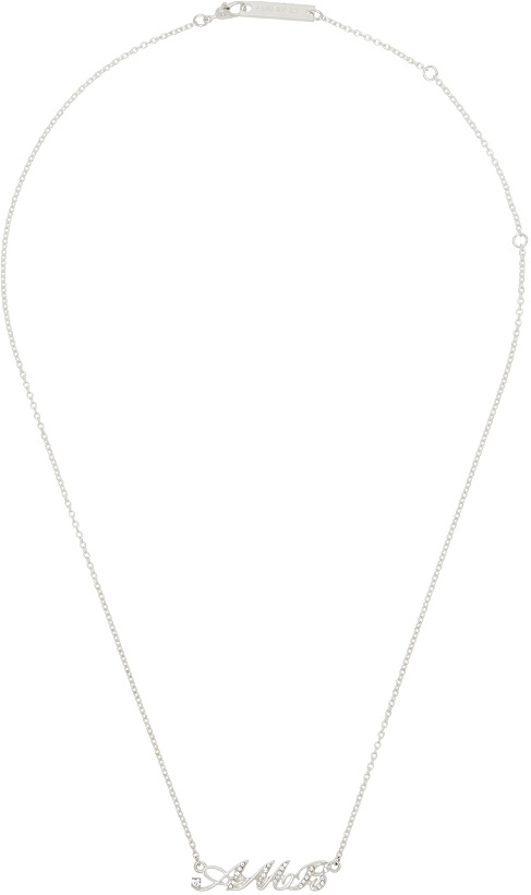 Photo: AMBUSH Silver Amb' Initial Necklace