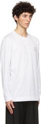 Fendi White 'Forever Fendi' Long Sleeve T-Shirt