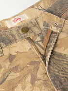 Cherry Los Angeles - Mossy Oak Straight-Leg Printed Cotton-Canvas Trousers - Brown