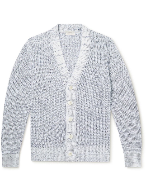 Photo: Altea - Cotton and Linen-Blend Cardigan - Gray