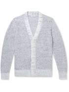 Altea - Cotton and Linen-Blend Cardigan - Gray