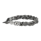 Emanuele Bicocchi Silver Braided Bracelet