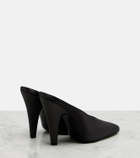 Alaïa Cone satin mules