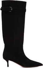 ALAÏA Black Vented Boots