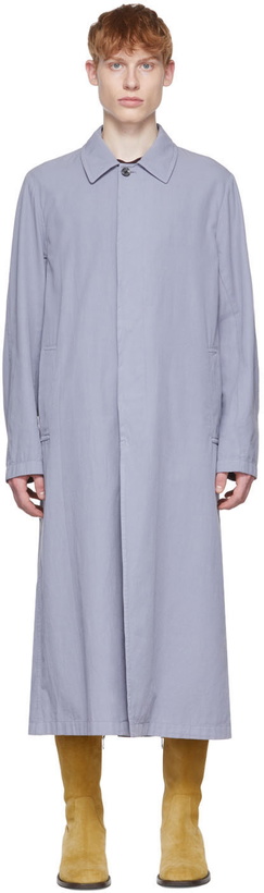 Photo: Dries Van Noten Purple Cotton Coat