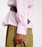 Loewe Belted cotton shirt