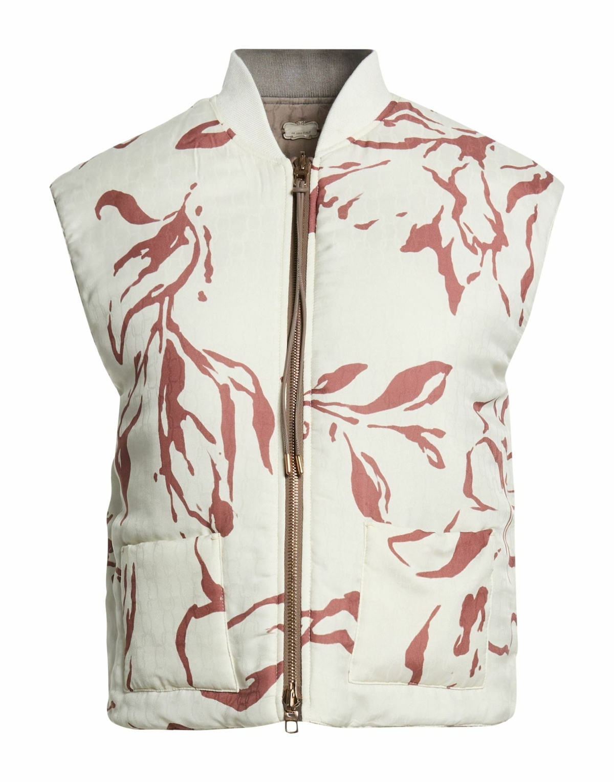 Agnona Womens Vest Taupe