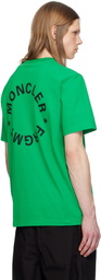 Moncler Genius Moncler x FRGMT Hiroshi Fujiwara Green Maxi Logo T-shirt