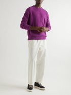 Massimo Alba - Kane Brushed Cashmere Sweater - Purple