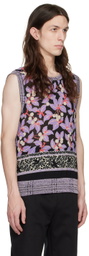 Anna Sui SSENSE Exclusive Purple Birds & Berries Vest